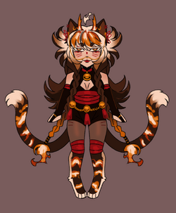 Caramel rendered with smaller proportions