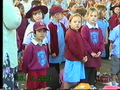 NeonWabbit at a school assembly in Coffs Harbour Public School on September 10, 2001
