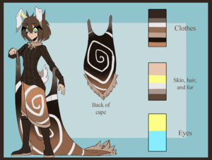 Pepper Lily's original reference sheet.